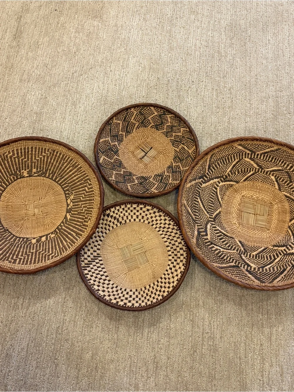 One of a Kind! NEW Woven Basket. Made by Binga people of Zambia Zimbabwe Africa